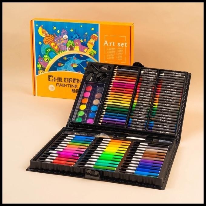 

BEST DEAL MAINAN EDUKASI ANAK STATIONERY SET / COLORING SET / CRAYON SET 150PCS !!!!