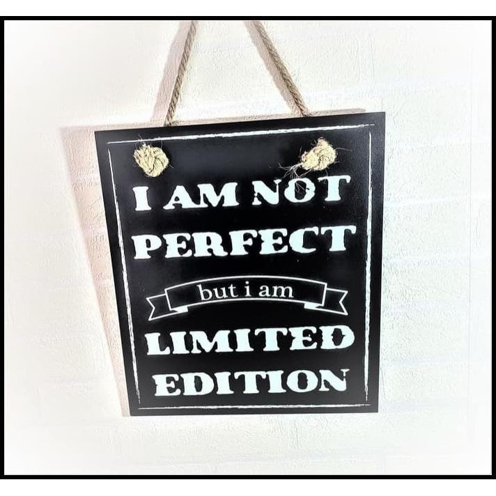 

BEST DEAL PAPAN QUOTES BOARD PAPAN PUISI I AM NOT PERFECT LIMITED 27X31X0,5CM !!
