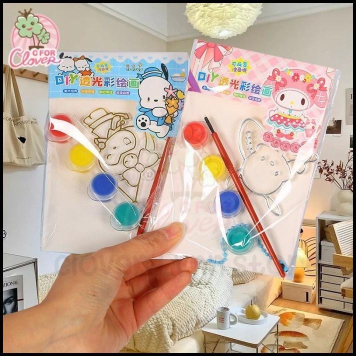

TERMURAH CUTE CHARACTERS DIY COLORING SUN CATCHER MEWARNAI CAT HIASAN BAG TAG !!!!!!