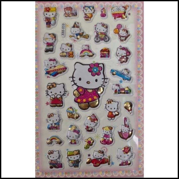 

HOT DEAL STIKER STICKER ANAK TIMBUL HELLO KITTY 2998 !!!!!!