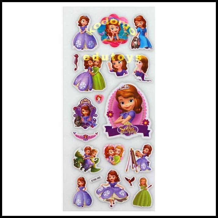 

GRATIS ONGKIR STICKER STIKER ANAK TIMBUL KARAKTER SOFIA THE FIRST 2933 !!!!!