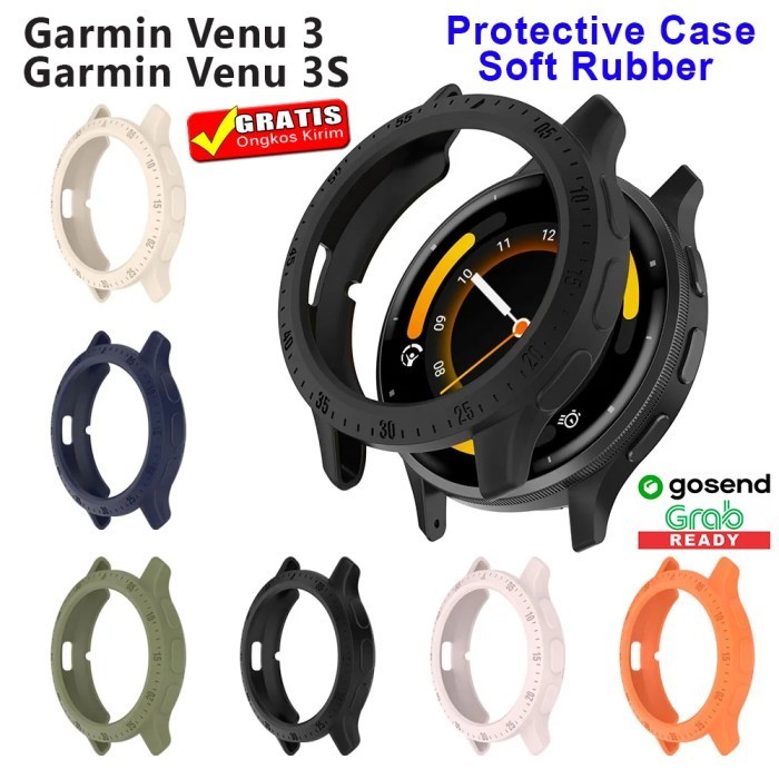 TPU CASE GARMIN VENU 3 VENU 3S BUMPER CASING PROTECTIVE SOFT COVER