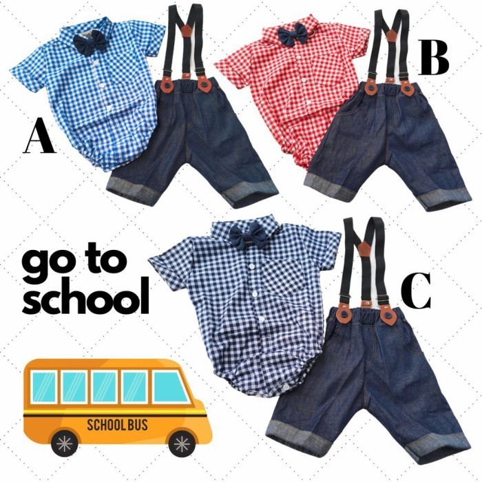 Baju Bayi Laki-Laki Setelan Pesta Kondangan Susder Lucu Besi