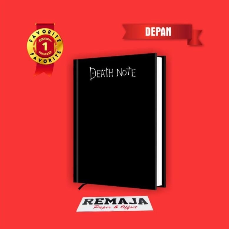 

Pocket Book/Note Book Hardcover Death Note A6 & A5 / Buku Tulis Catatan Notes Trend