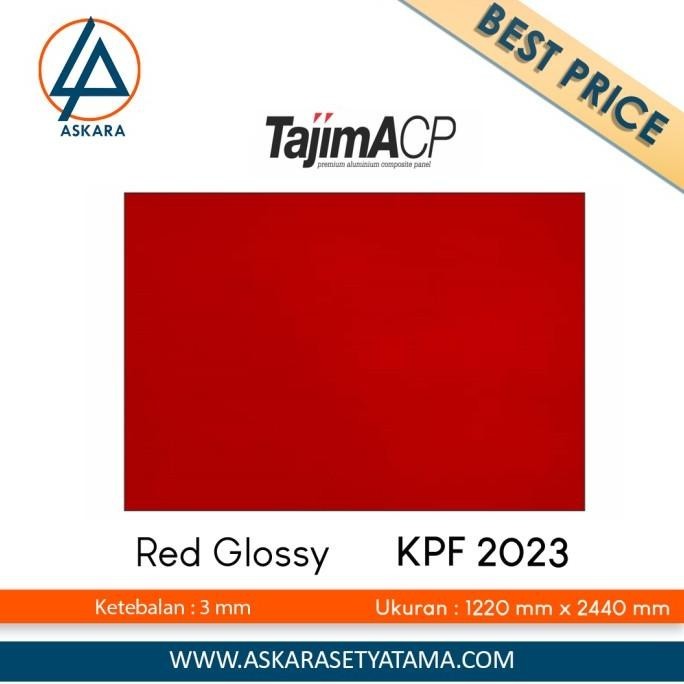 Jual || Acp Tajima 3 Mm Warna Red Glossy