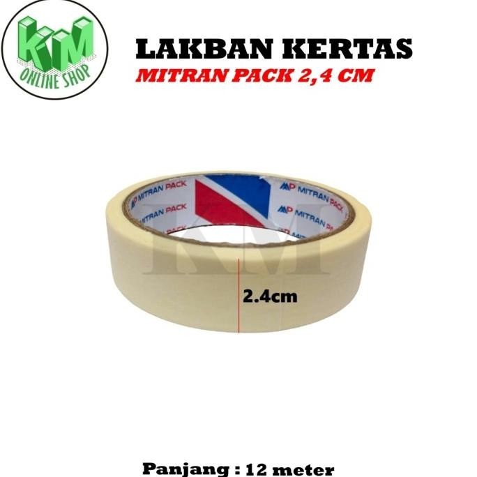 

LAKBAN KERTAS KECIL 1 inch ( 24 MM / 20 METER ) / ROLL Tradeboss