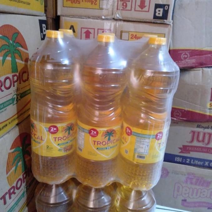 

Minyak goreng tropical botol 2L (isi 6 botol) LN