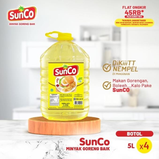 

SunCo Minyak Goreng Botol 5L x 4pcs LN