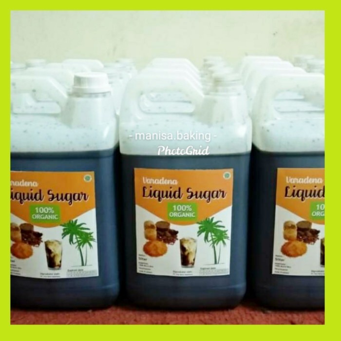 

Gula Aren Cair Varadena 100% Organic Liquid Sugar 6,3 Kg / 1 Galon - Adelineez