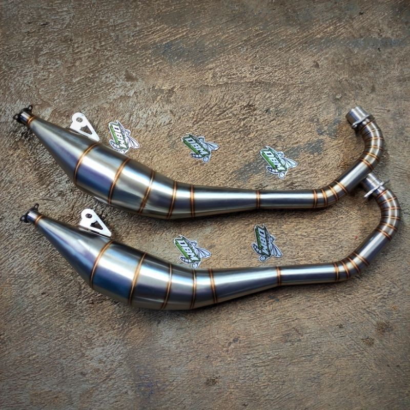 Knalpot kolong samping satria120, satria hiu, satria lumba lumba