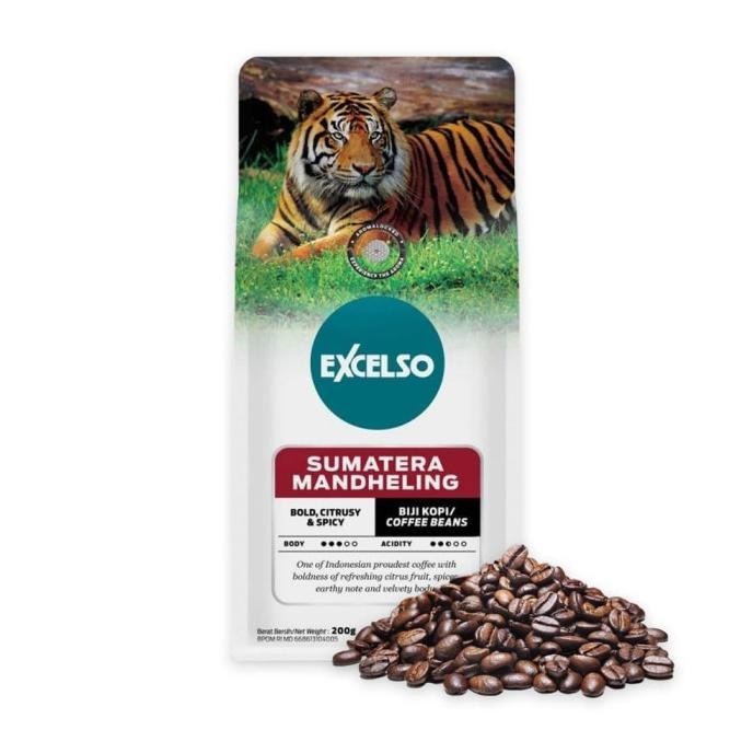 

Excelso Biji Kopi Sumatera Mandheling 200G