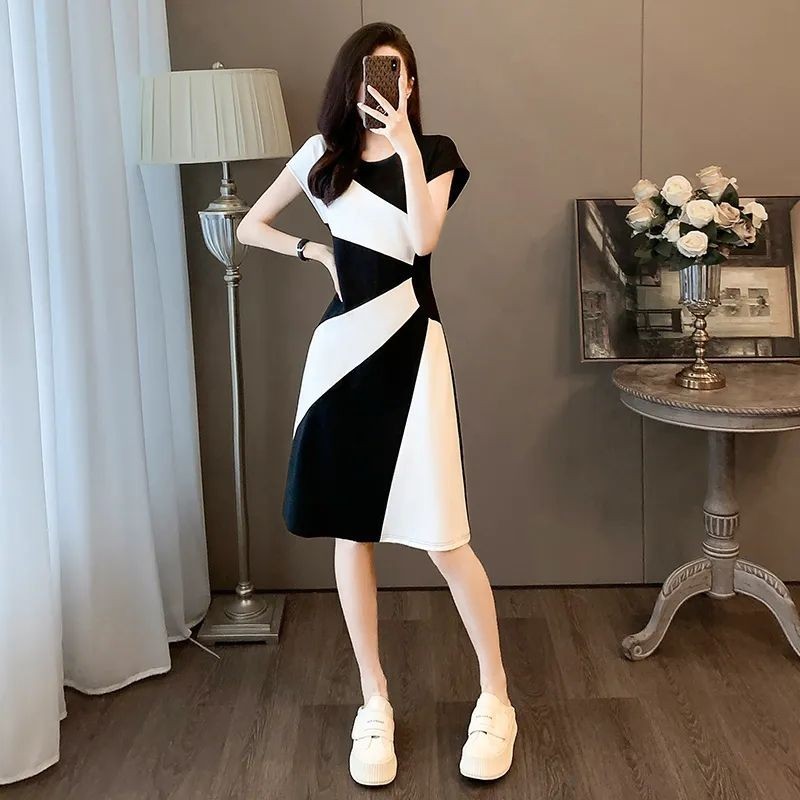 Gaun Wanita Jahitan Tingkat Lanjut, Gaun Jahitan Model Perancis, Temperamen Kontrol Pinggang