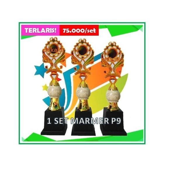 CR - Piala Marmer Murah |Set Piala Marmer|Piala 1 Set|Piala Set Marmer Murah TERLARIS