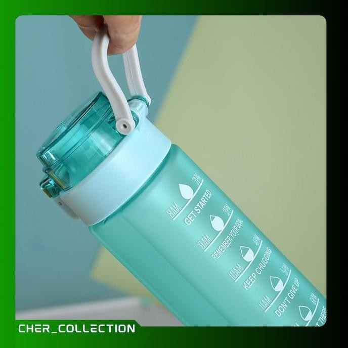 BOTOL MINUM HEENOOR GRADASI BOTOL PLASTIK WARNA DOFF FREE STIKER - 560