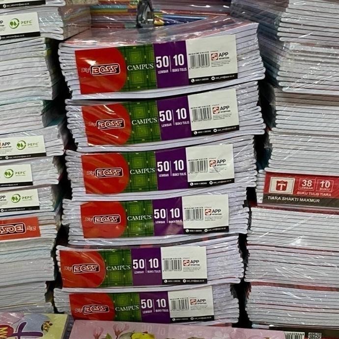 

Buku Tulis Big Boss Campus 50 lembar / Buku Boxy TMS