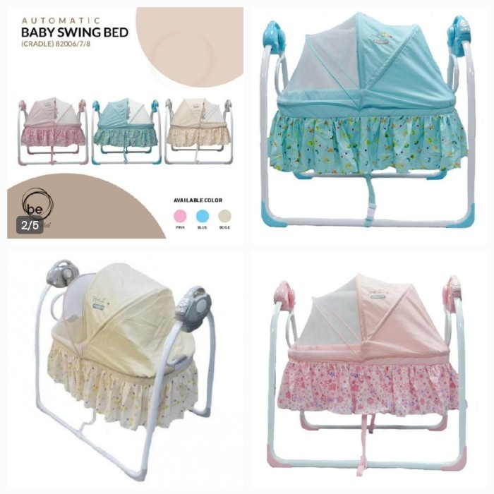 Aknam Babyelle Swing Cradle Ayunan Bayi Elektrik