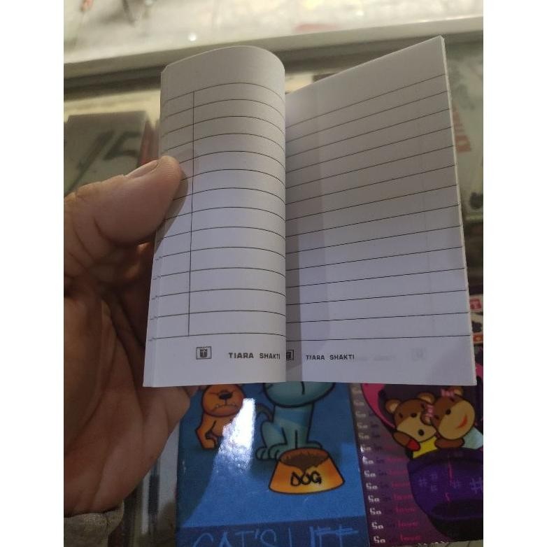 

BUKU NOTES MINI MERK TIARA SHAKTI TEBAL (10PCS) BISA COD