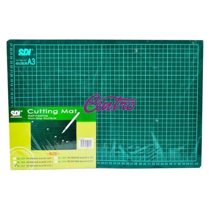 

Terlaris SDI CUTTING MAT A3 / ALAS POTONG SALE