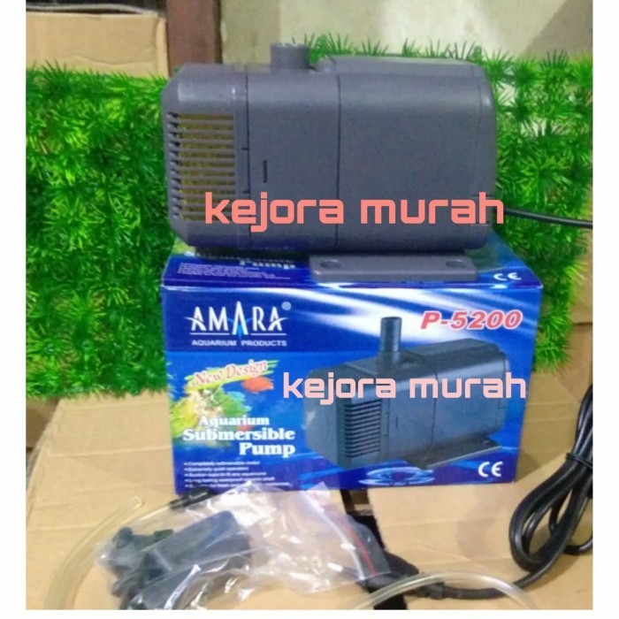 Amara P5200 Aa P5200 Pompa Celup Kolam Ikan Pompa Kolam Hidroponik