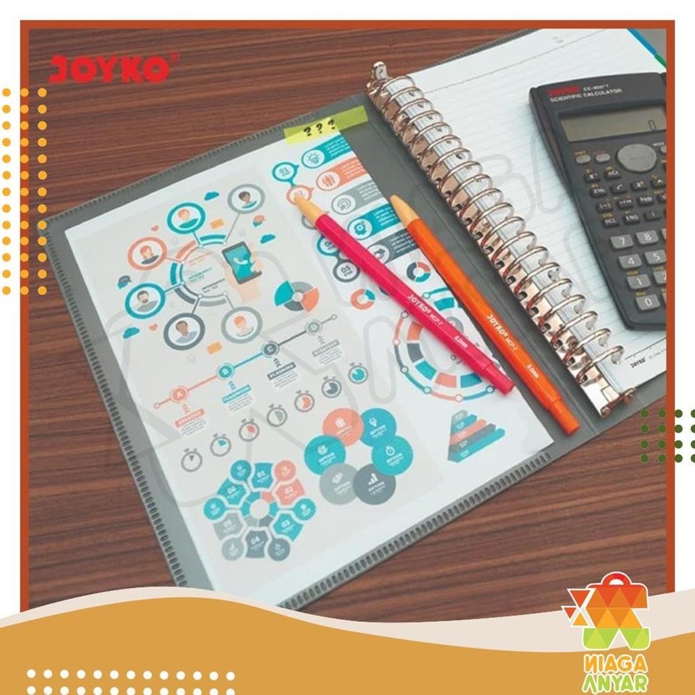 

NA JOYKO BINDER NOTE A5 POLOS / BUKU BINDER JOYKO POLOS TERLARIS