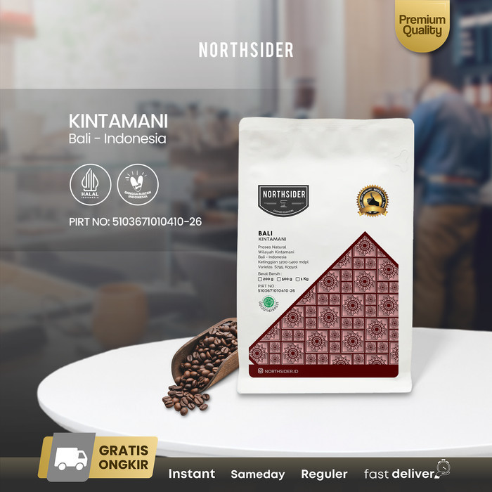 

Ready Northsider Kopi Arabika Bali Kintamani Natural Coffee 200g
