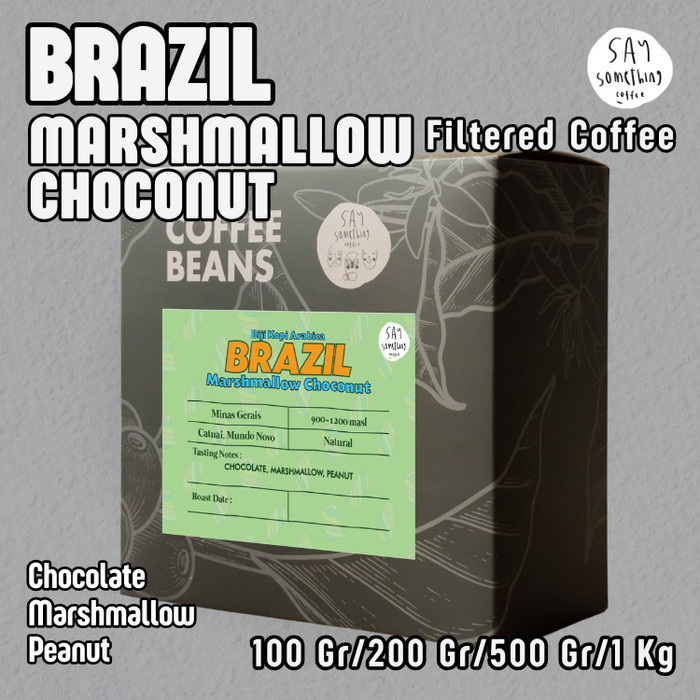 

Ready Biji Kopi Arabika Brazil Marshmallow Choconut - Filter