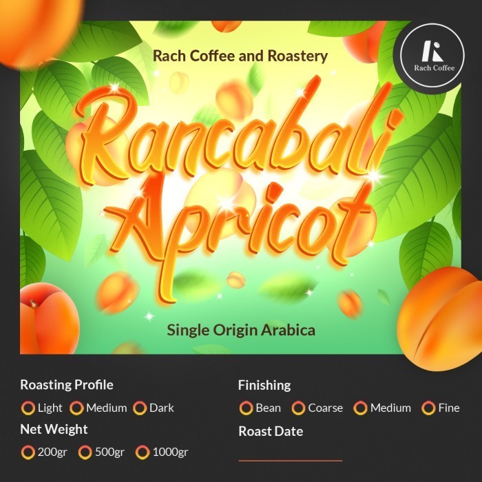 

Ready KOPI ARABIKA RANCABALI CIWIDEY APRICOT 200 GRAM - ROASTED