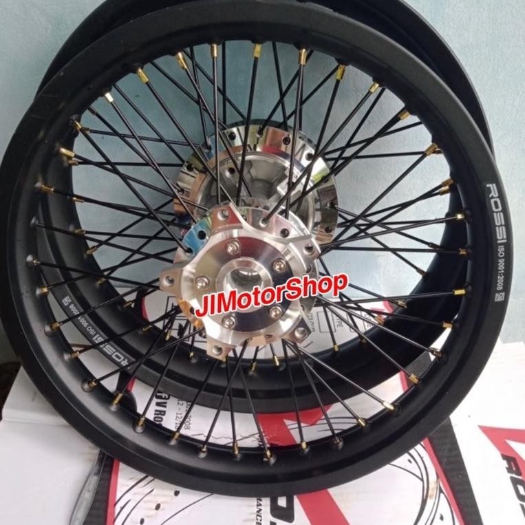 PL Sepaket Velg Jari Jari Jupiter MX King 150 ring 17 Sepaket Vleg Tromol Jari Jari MXKING Merk Ross