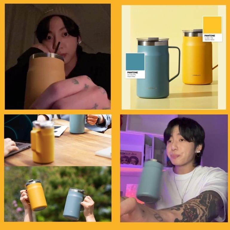 KJH LOCK&LOCK Jungkook's Pick Tumbler Metro Mug 600ml LHC4282 LHC 4282 Locknlock Lock n lock TERLARI