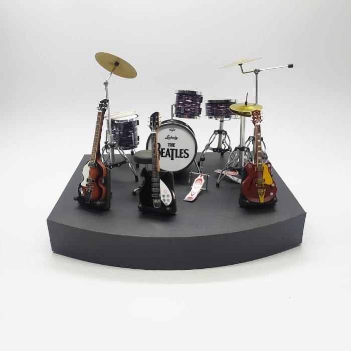Cabre Miniatur Drum The Beatles Hiasan Dinding The Beatles Koleksi Beatles