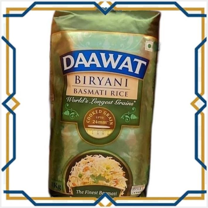 

[GDS] DAAWAT BIRYANI BASMATI RICE BAG 1 KG | BERAS
