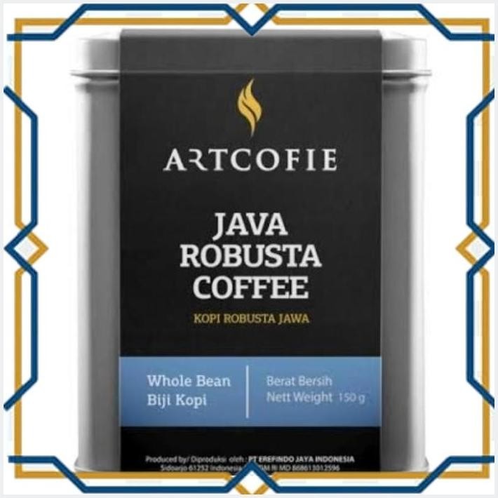 

[GDS] ARTCOFIE JAVA ROBUSTA COFFEE WHOLE BEAN TIN BOX 150 GR