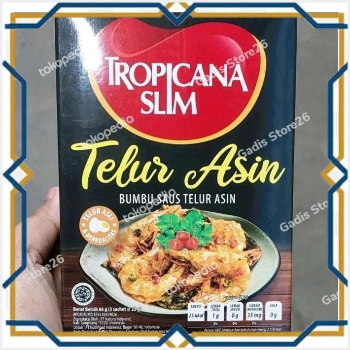 

[GDS] TROPICANA SLIM TELUR ASIN BUMBU SAUS TELUR ASIN