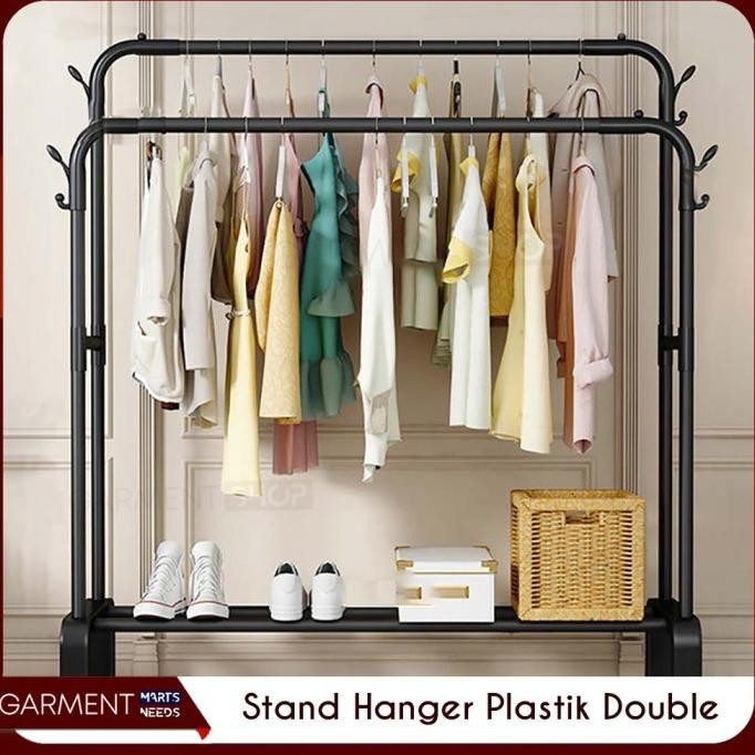 Rak Baju Gantungan Baju Stand Hanger Berdiri Display Butik