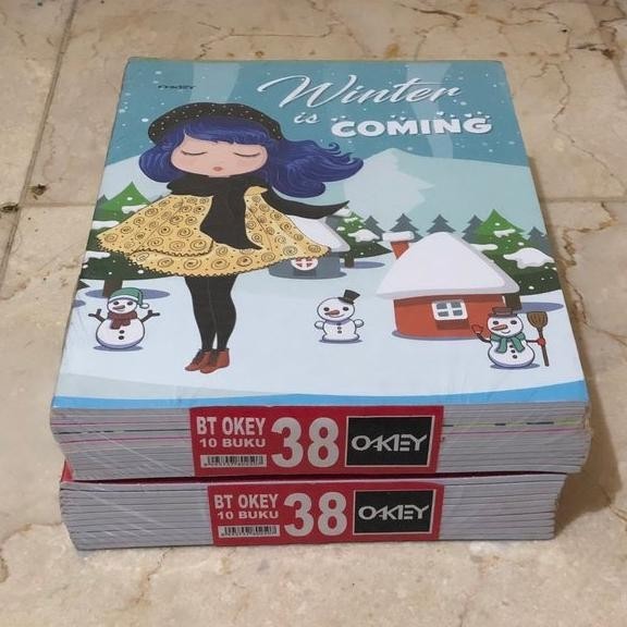 

BUKU TULIS OKEY ISI 38 LEMBAR (HARGA PACK 10 BUKU) TERMURAH BANGET