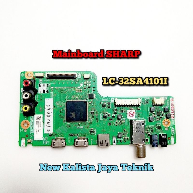 MAINBOARD TV SHARP LC-32SA4101I ORIGINAL QPWBNG820WJN3 MB SHARP 32SA4101 MOTHERBOARD TV 32sa4101i ME