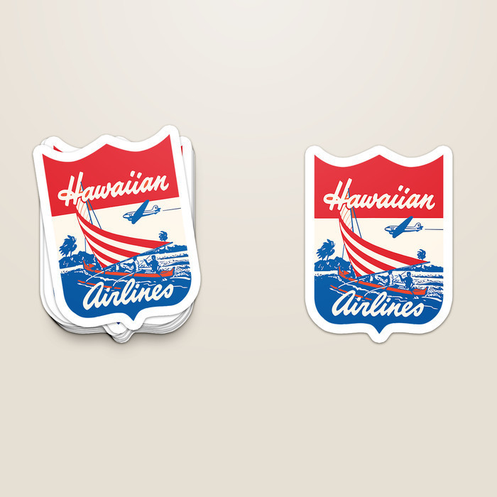 

STICKER PACK AIRLINES OLD LOGO STICKER TUMBLER STIKER LAPTOP KOPER HELM K01
