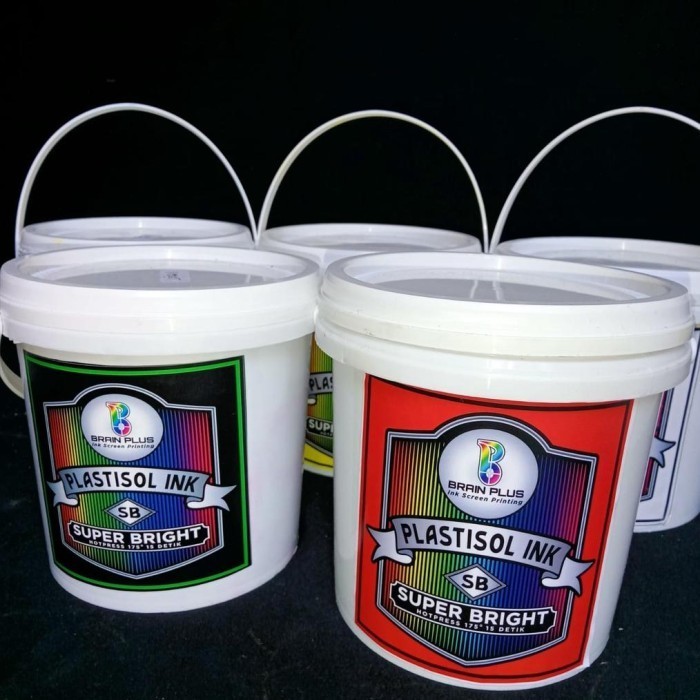 

New Plastisol Brain Plus Super Bright Hitam 1Kg K01