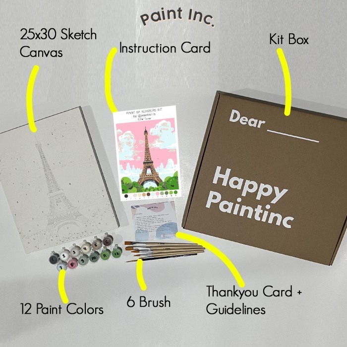 

Paint by Numbers Kit: Eiffel Tower Paint Inc. ID Painting Kit K01