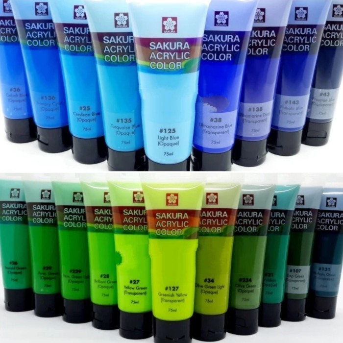 

Cat Akrilik Sakura Acrylic Color 75 ml Carmine Deep K01