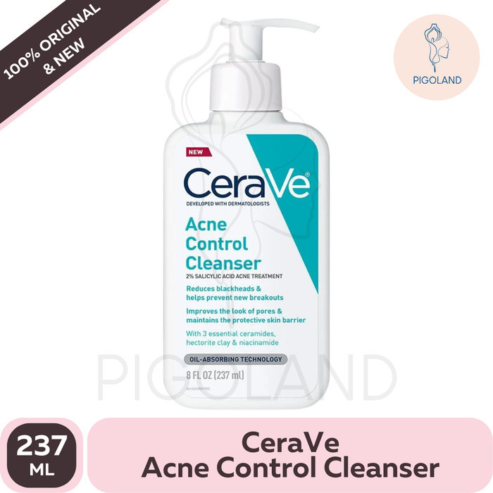 Cerave Acne Control Cleanser Salicylic Acid Treatment 237 Ml