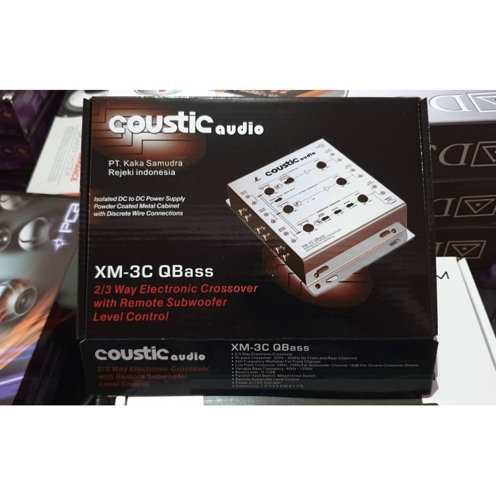 Crossover Aktif 3Way Coustic Xm3C Qbass