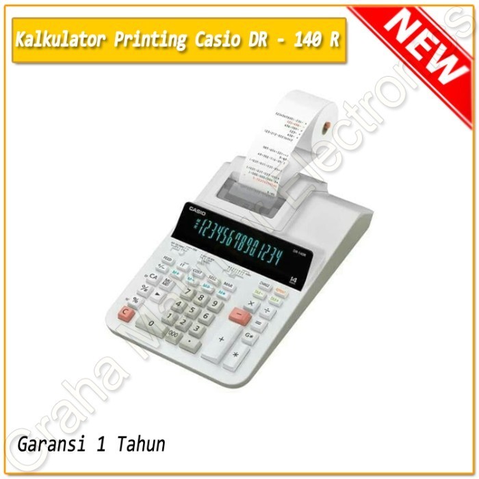 

Kalkulator Printing Casio Dr - 140 R