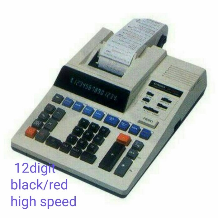 

Ready Calculator Printing/kalkulator kasir Casio Dr-8220/12 digit/pita ink