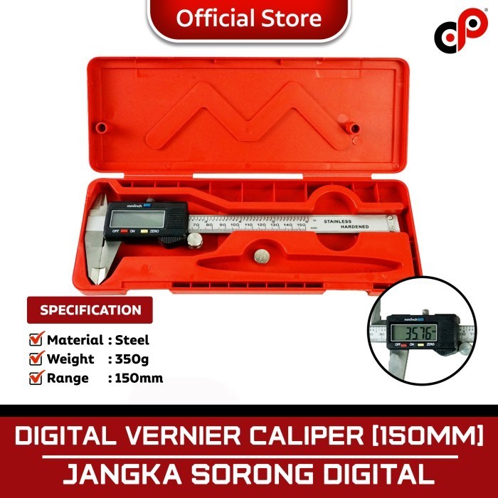 

Digital Vernier Caliper Jangka Sorong Sigmat 6", 8", 12" 100-300Mm