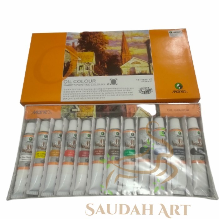 

Oil Colour Maries / Cat Minyak 12ml isi 12 warna K01