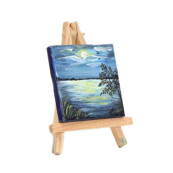 

Mont Marte Mini Display Easel With Canvas 6x8cm per pcs K01