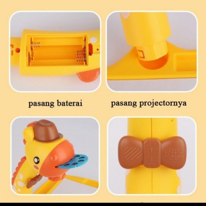 

mainan anak meja proyektor menggambar Giraffe/table project giraffe K01