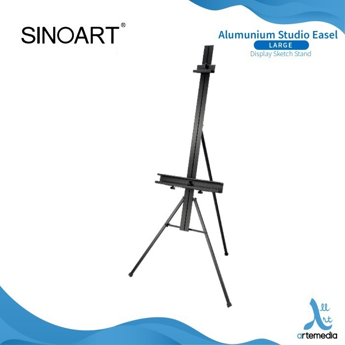 

Easel Lukis Sinoart Large Aluminium Studio Display Sketch Stand K01