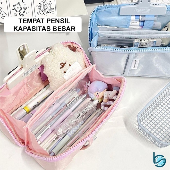 

Kotak pensil Model Prisma Warna Berkapasitas Besar - Best Stationary